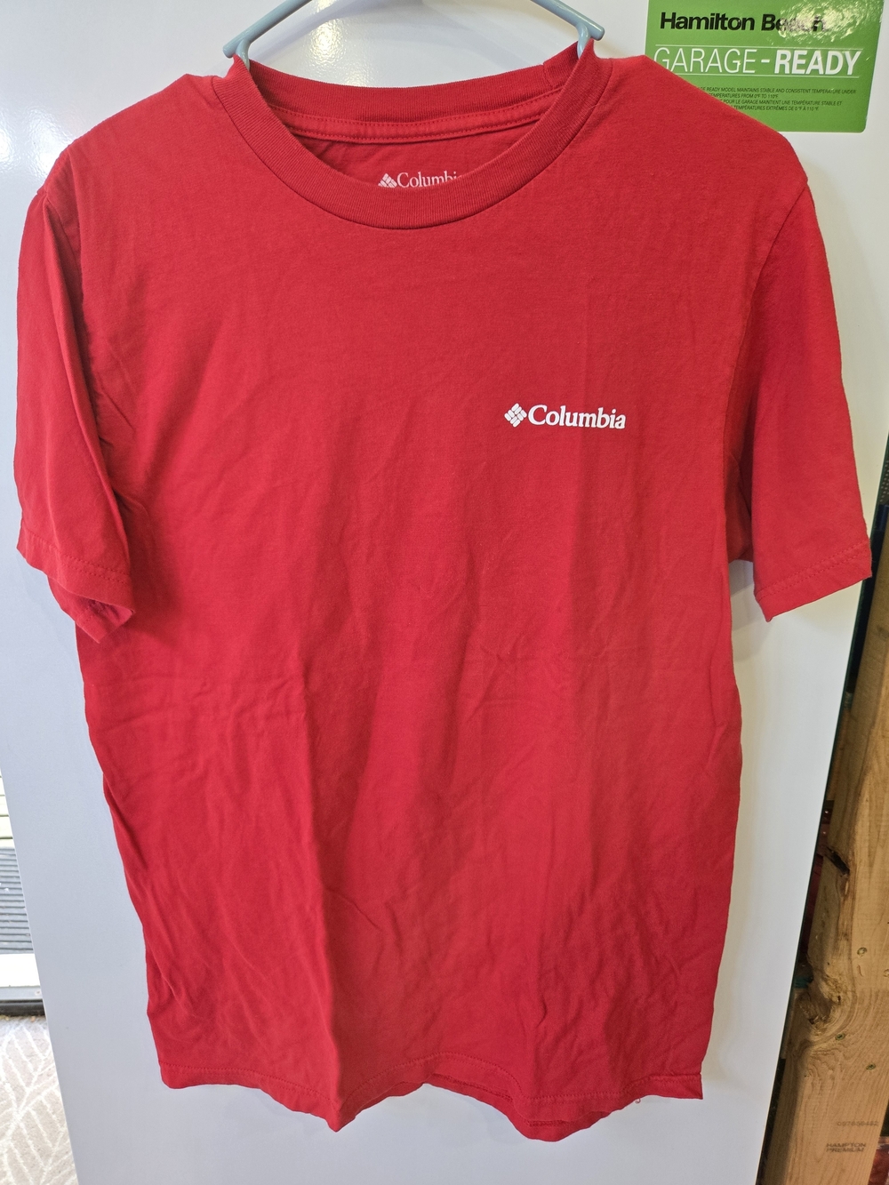 Columbia Red Short-Sleeve Logo Tee